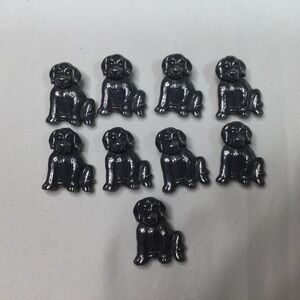 Vintage 1992 Danforth Pewter Set Of 9 Dog Buttons